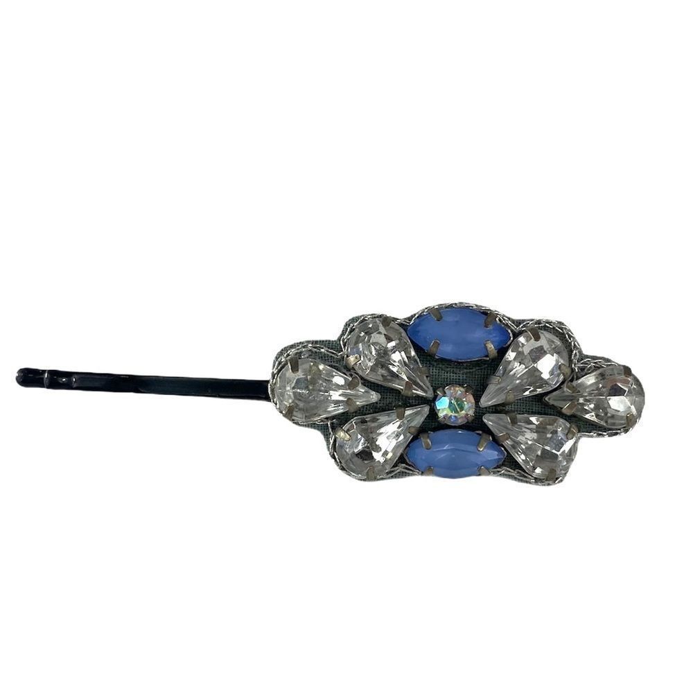 Pink Pewter Bobby Pin Set Periwinkle /Silver - Picture 4 of 8